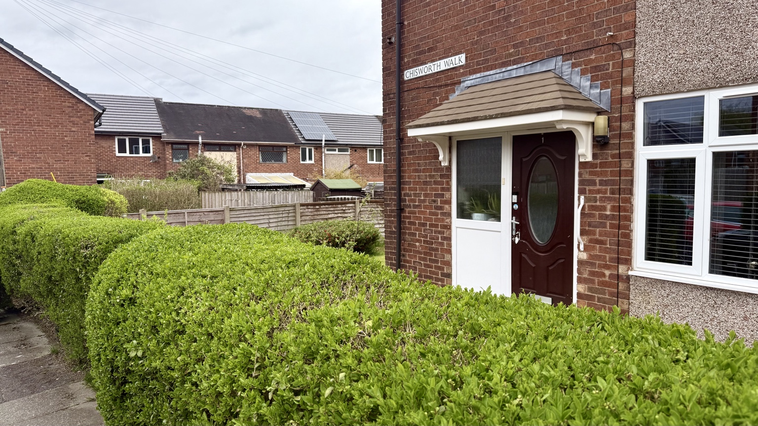 Front garden hedge maintenance